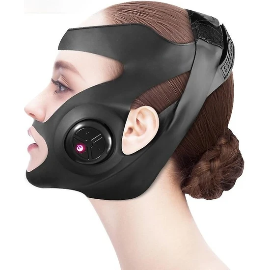 Elektrikli V-Şekilli Ince Yüz Zayıflama Yanak Maske Masaj Yüz Kaldırma Makinesi V-Line Kaldırma Bandaj Terapi Cihazı