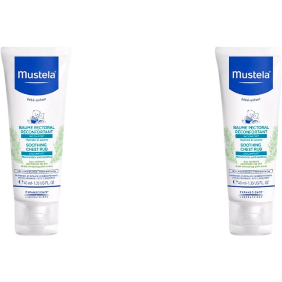 Mustela Soothing Chest Rub 40ML 2 Adet Fiyatı Taksit Seçenekleri