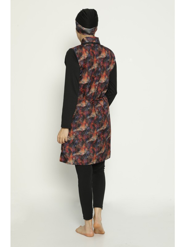 Trend Sizde Paraşüt Dijital Baskı Tesettür Mayo Fiyatı