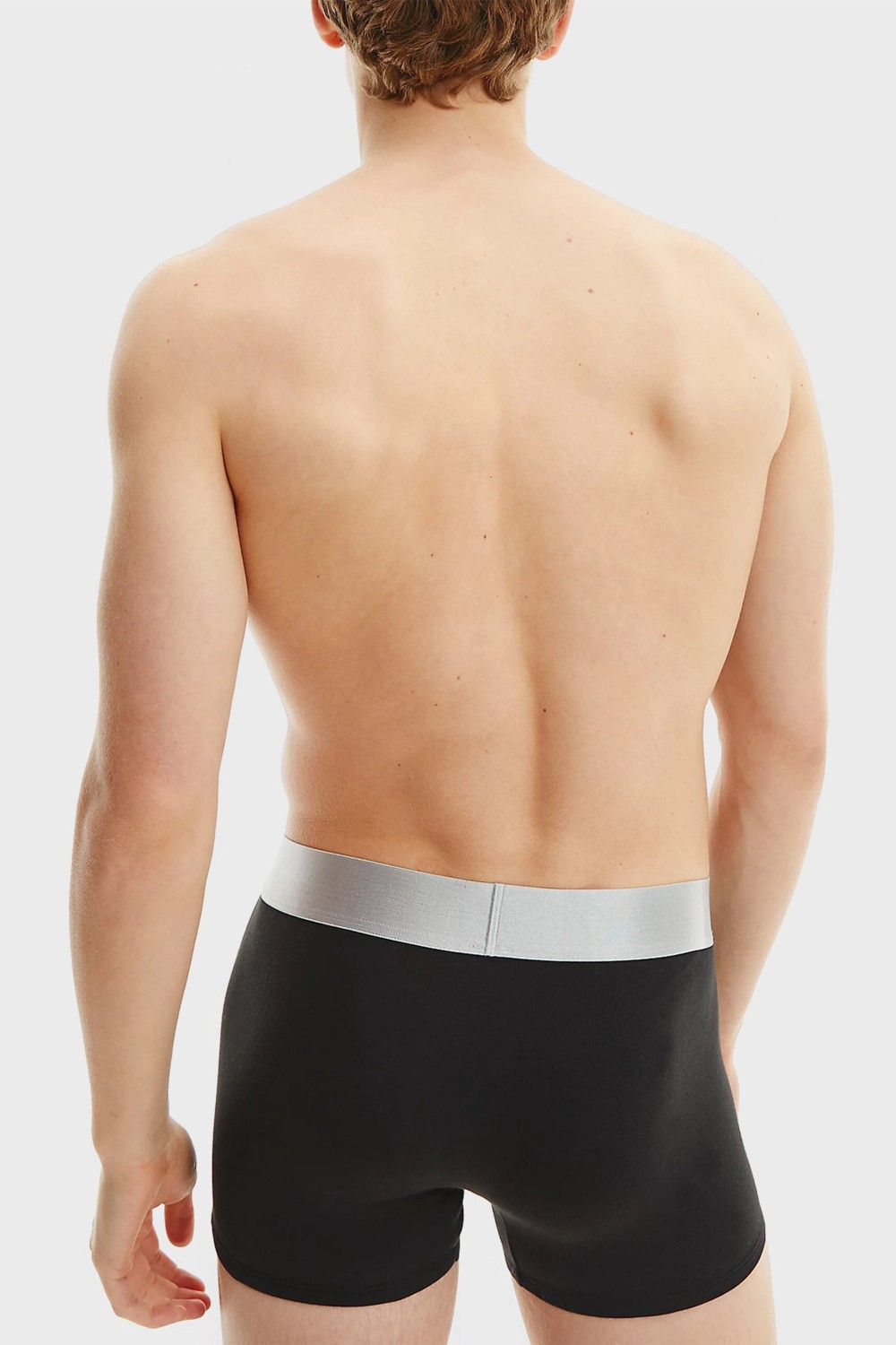 Calvin Klein Logolu Elastik Bel Bantlı Pamuklu 3 Pack Boxer Erkek Boxer 000NB3130A 7V1 görsel 3