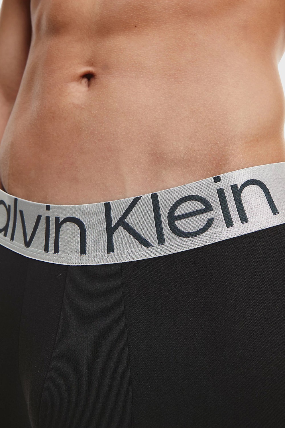 Calvin Klein Logolu Elastik Bel Bantlı Pamuklu 3 Pack Boxer Erkek Boxer 000NB3130A 7V1 görsel 4