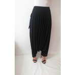 KG Tekstil Kadın Buzzy Lızzy Sendi Şalvar Düz Desenli Modern Fit Tek Cepli Günlük Stil