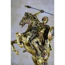 Narçiçeği Takı ve Hediyelik Makedonya Kralı Büyük Iskender Büyük Boy Heykel Biblo