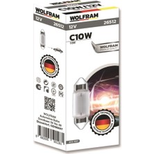 Wolfram Orta Boy C10W Sofit Ampul 31MM 1 Adet