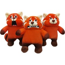 Sinley 3 Adet Turning Red Panda Peluş Oyuncak Hediye 25CM (Yurt Dışından)