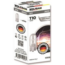 Wolfram T10 Orta Boy Dipsiz Ampul 1 Adet