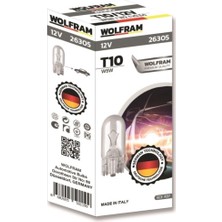 Wolfram T10 Orta Boy Dipsiz Ampul 1 Adet