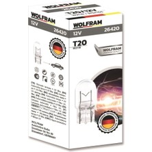 Wolfram T20 W21W 93 Tek Duy Dipsiz Ampul 1 Adet