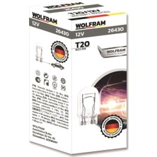 Wolfram T20 W21/5W 1016 Dipsiz Ampul 1 Adet