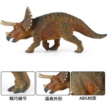 Sinley 19CM Altın Triceratops Dinozor Hayvan Modeli Oyuncak (Yurt Dışından)