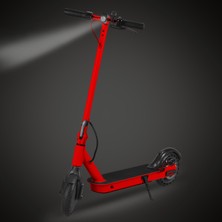Mobil Urban Redi LED Ekranlı Katlanabilir Elektrikli Scooter Kırmızı