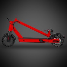 Mobil Urban Redi LED Ekranlı Katlanabilir Elektrikli Scooter Kırmızı