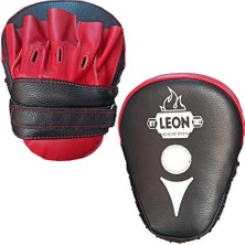 Leon Ultimate Hakiki Deri Boks ve Kick Boks El Lapası Ellik Kırmızı