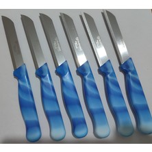 Solingen Meyve Sebze Bıçağı 6 Adet Mermer Desen  (1.kalite,tırtıklı)