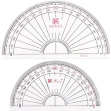 What For 3x2 Parça 180 Derece Iletki Açı Ölçüm Cetvelleri Okul Malzemeleri (Yurt Dışından)