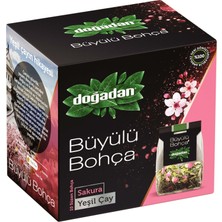 Doğadan Büyülü Bohça Yeşil Çay Sakura 10'lu Paket