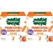 Doğadan Probiyotikli Çay Rooibos Vanilya 2 x 14'lü