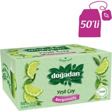 Doğadan Yeşilçay Bergamot Aromalı 50LI