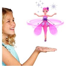 Pazariz Uçan Peri Oyuncağı - Şarjlı, Hareket Sensörlü - Sihirli Flying Fairy, Pembe