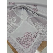 Finezza Viyana Lüx Jakar Kumaş Mor Masa Örtüsü  Dikdörtgen 160x220 cm - 1040