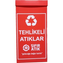 Sıfır Atık Yönetmeliğine Uygun Tehlikeli Atık Toplama Sıfır Atık Geri Dönüşüm Kutusu