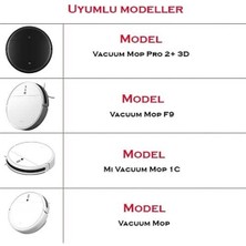 Ekstore Xiaomi Mi Robot Vacuum Mop Pro 2+ 3D Global Versiyon Robot Uyumlu Set