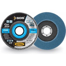 Sgs Flap Disk Zımpara Zirkonyum Oksit 115X40 Kum 20'li