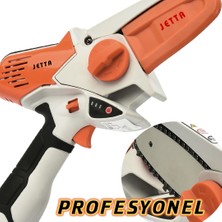 Jetta Power Tools Şarjlı El Testeresi Ağaç Kesme Dal Budama