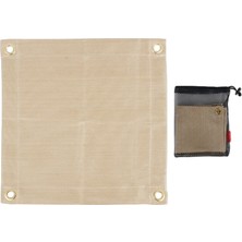 Mimgo Açık Yanmaz Mat Ateş Çukur Pad Alev  Çim Koruyucu Piknik Bbq 30X30 cm (Yurt Dışından)