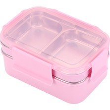 Bilu Store 1000 ml. Lunchbox Paslanmaz Çelik Çift Katmanlı Bölmeli Öğle Yemeği Kutusu (Yurt Dışından)