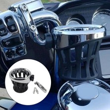 Stshop Gidon Içecek Kupası Tutucu Aksesuarları Honda Altın Kanat İçin Fit GL1800 Gümüş (Yurt Dışından)