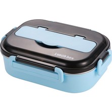Bilu Store Isı Yalıtımı Bento Kutusu Sofra Seti Taşınabilir Öğle Yemeği Kutusu (Yurt Dışından)