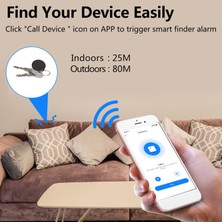 Somodz Bluetooth Tracker Anti-Kayıp Alarm Anahtarlar Için Yüksek Performans Cüzdan Çocuk Siyah (Yurt Dışından)