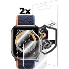 ECR MOBILE Apple Watch Seri 7/8/9 41MM ile Uyumlu Ekran Koruyucu 2 Adet