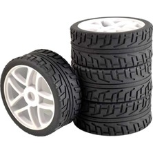 Avocado Rc Araba Kauçuk Lastik, 4 Adet 1/8 Rc Lastik Hsp Hobao Traktör Kamyon İçin 1/8 Rc Araba Siyah (Yurt Dışından)