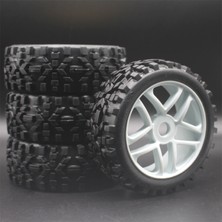 Avocado Rc Araba Kauçuk Lastik, 4 Adet 1/8 Rc Lastik Hsp Hobao Traktör Kamyon İçin 1/8 Rc Araba Siyah (Yurt Dışından)
