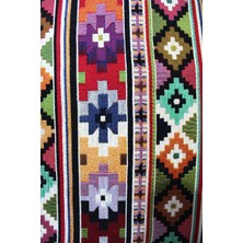 Nuevo Renkli Kilim Desen Sırt Çantası