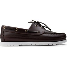 Deery Deri Kahverengi Marin Erkek Ayakkabı