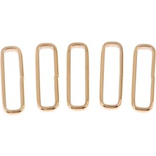 Aling 5 Adet Izle Kayış Tutucu Yüzük Kayışı Döngü Yüzük Tutucu Toka Accs 18MM-24MM Altın 24MM (Yurt Dışından)