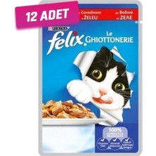 Felix Junior Etli Yavru Kedi Maması 100 gr 12 Adet