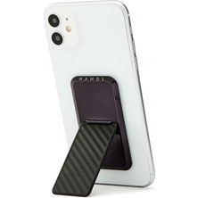 Handl New York Handlstick Carbon Fiber Black Stand Özellikli Telefon Tutucu