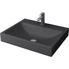 Bocchi Scala Tezgah Üstü Lavabo 60 cm Mat Antrasit 1077-020-0126
