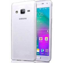 FitCase J3 (J300) Color Curve Silikon Arka Kapak / Kılıf Şeffaf