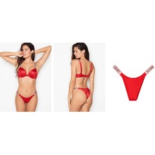 Victoria's Secret Taşlı Brazilian (Brezilya) Külot