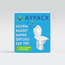 Aypack Hijyenik Taşınabilir Klozet Kapak Örtüsü Cep Tipi 10'lu