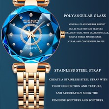 Seno Kuvars Kadın Saatleri - Kırmızı 30.3 x 9.5 mm. (Yurt Dışından)