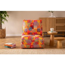 Pafu Taida Tekli Katlanır Yataklı Uzanma Koltuğu Patchwork