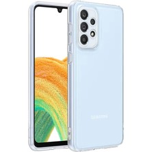 Samsung Galaxy A33 5g Kılıf Şeffaf Kamera Lens Korumalı Tıpalı Yumuşak Silikon