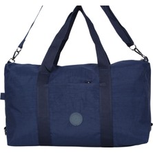 Bagacar UR6021 Lacivert Klinkır Kumaş Plaj Spor ve Seyahat Çantası