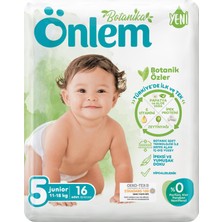 Önlem Botanika Bebek Bezi Jumbo Paket 5 Beden Junior 16 Adet (11-18 Kg)